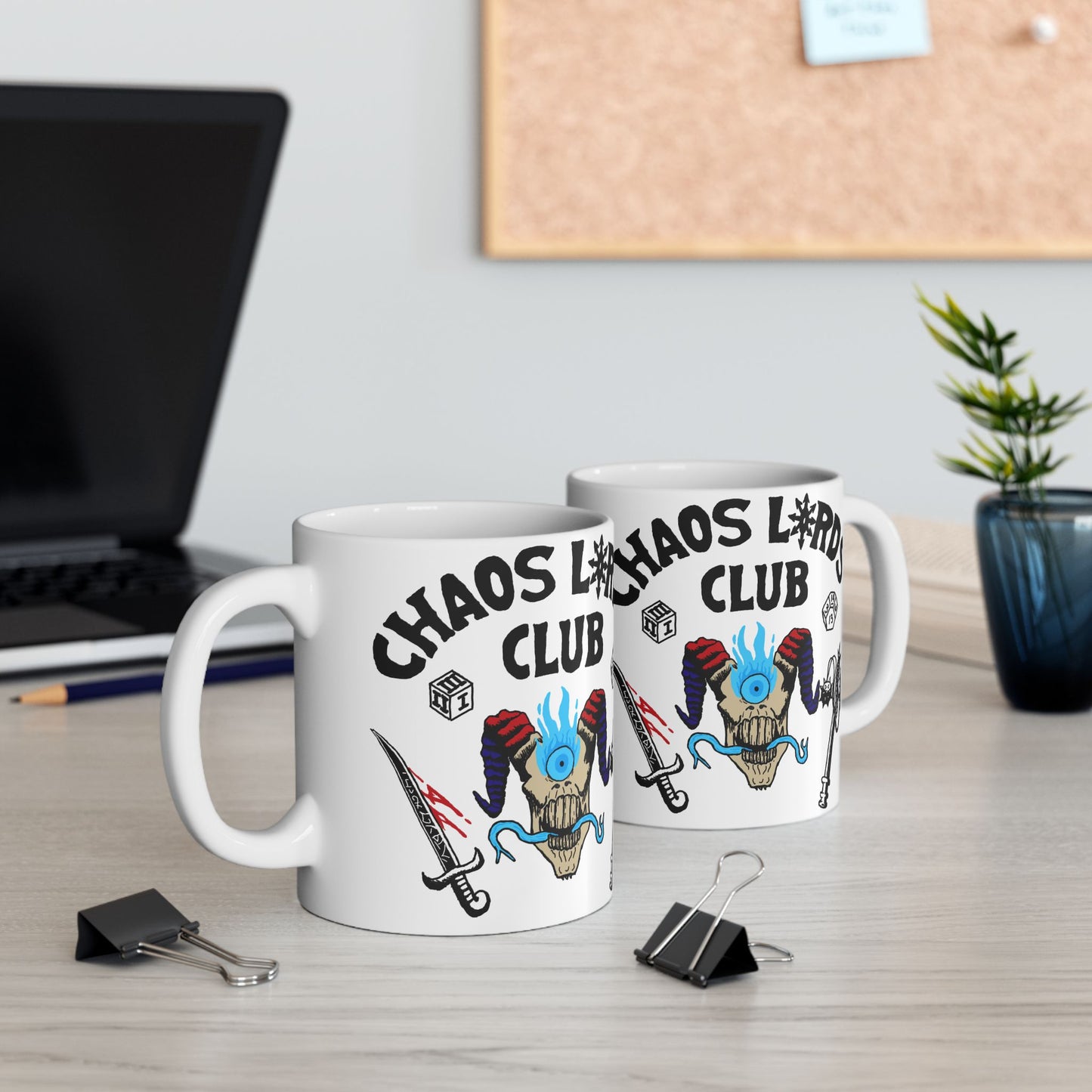 Chaos Lords Club Ceramic Mug | 11oz & 15oz | Fun Gift for Gamers & Fantasy Lovers